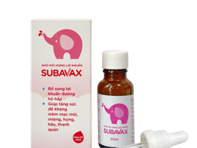 Nhỏ mũi họng lợi khuẩn Subavax